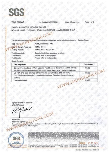 FDA Test Report