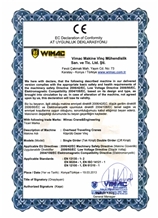 Wimac CE Certificate