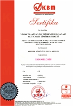 Wimac ISO 9001-2008 Certificate 