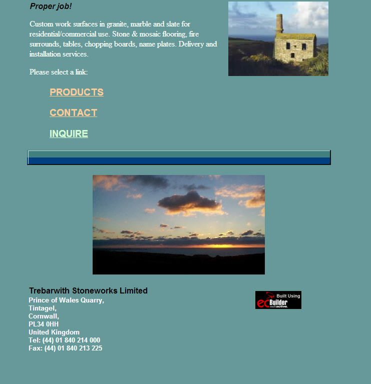 Trebarwith Stoneworks Limited Trebarwith Stoneworks Limited