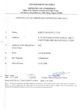 import export code