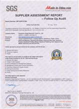 SGS certificate