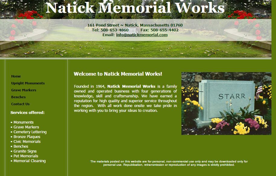 Natick Memorial Works Natick Memorial Works
