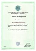 Certificate of Incorporation