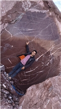 Rosso Golzar Quarry