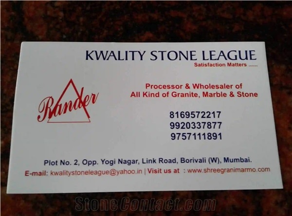 Kwality Stone League - Shree Grani Marmo