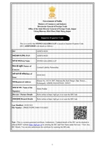 IMPORTER-EXPORTER CODE