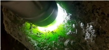 green nephrite stone