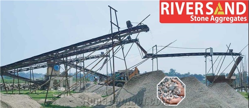 MS River Sand Stone Aggregates