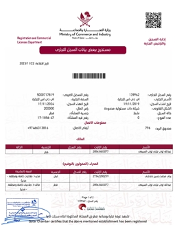 Commercial Registration