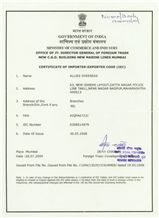 Import Export Code