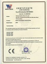 SGS Certificate