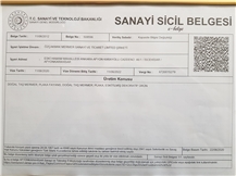 Industry Registration Certificate