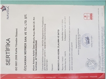 Quality Certificate