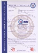 CE Certificate