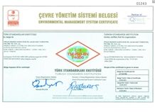 Environmental Management System Certificate