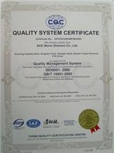 QUALITY SYSTEM CERTIFICATE