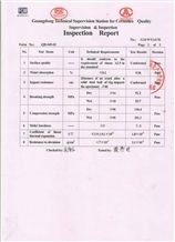 Quality inspection report 3 