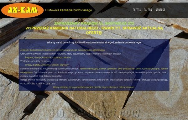 AN-KAM s.c. Hurtownia Kamienia Budowlanego