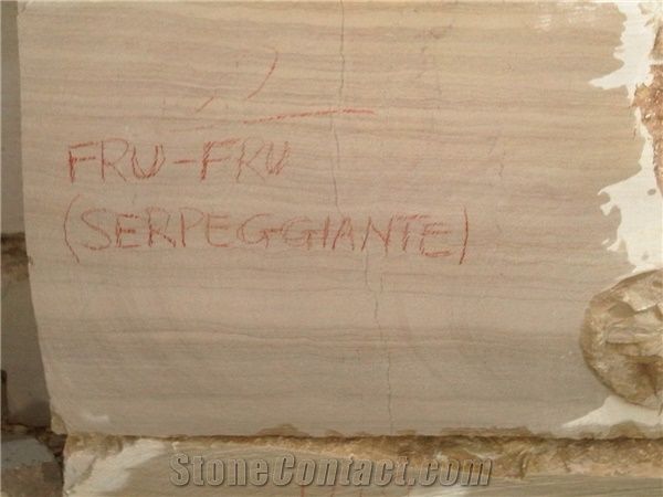 Interpreter for marbles block Serpeggiante Apricena Italy - China
