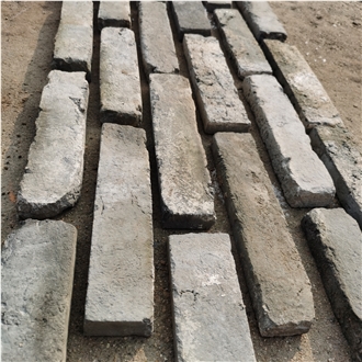Antique  Gray Thin-Bricks Terracotta Tiles For Wall Decor