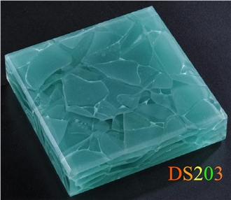 Aquamarine Glass Slabs