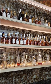 Caramel Glass Slabs