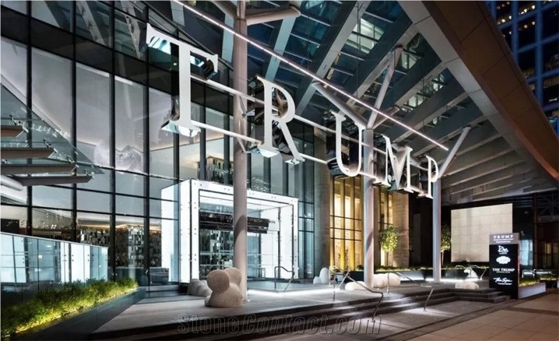 External Facade Jade Glass Panel