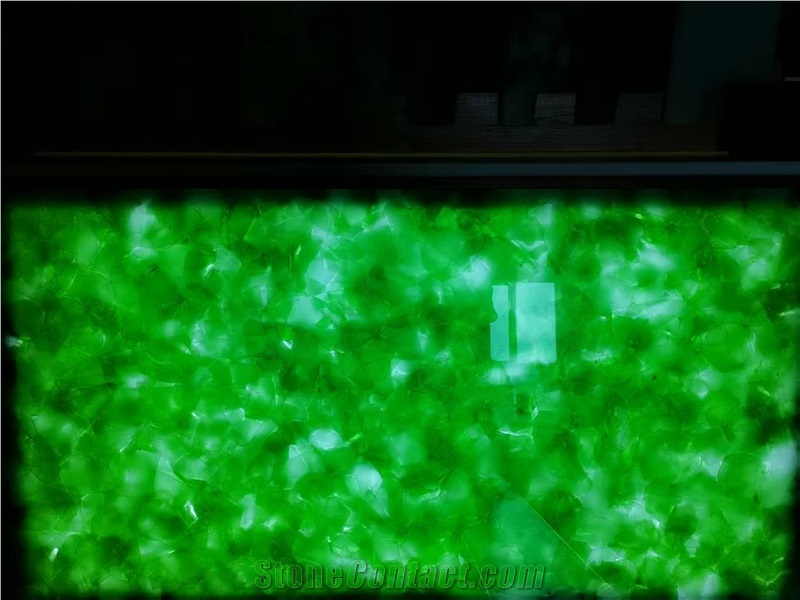 Green Forest Glass Slabs