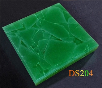 Green Jade Glass Slabs