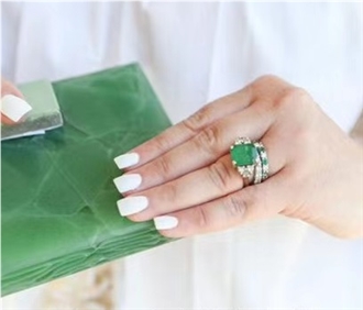 Green Jade Glass Slabs