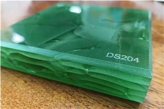 Green Jade Glass Slabs