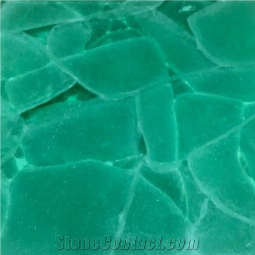Green Jade Glass Slabs