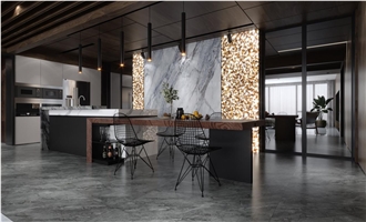 Interior Partition Walls Jade Glass Panel