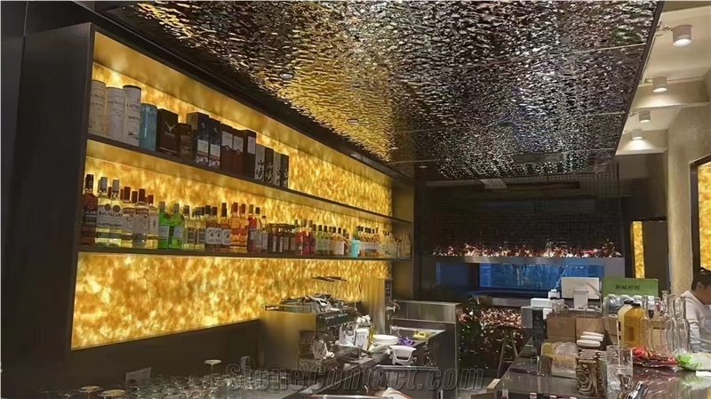 Interior Partition Walls Jade Glass Panel