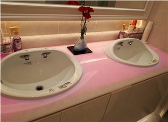 Jade Glass Bathroom Tops