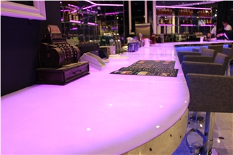 Jade Glass Commercial Bar Counter