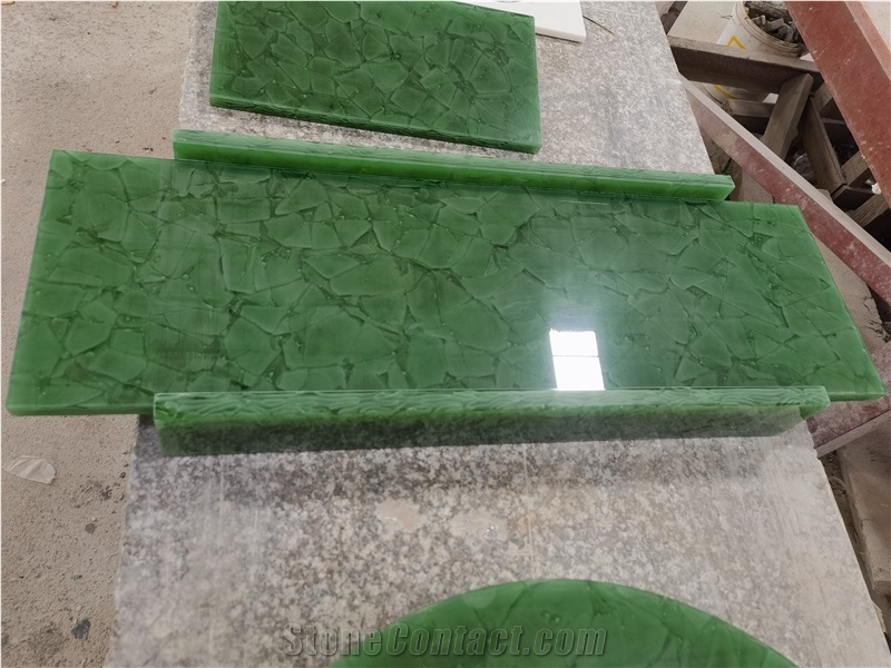 Jade Glass Slabs  Glass Stone Panels