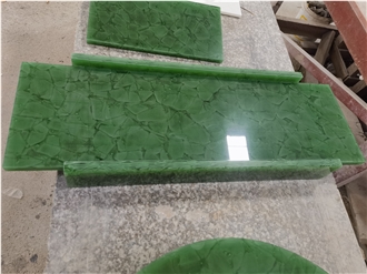 Jade Glass Slabs  Glass Stone Panels
