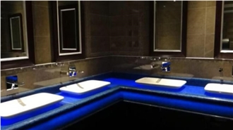 Laminated Glass For Semi-Transparent Countertop