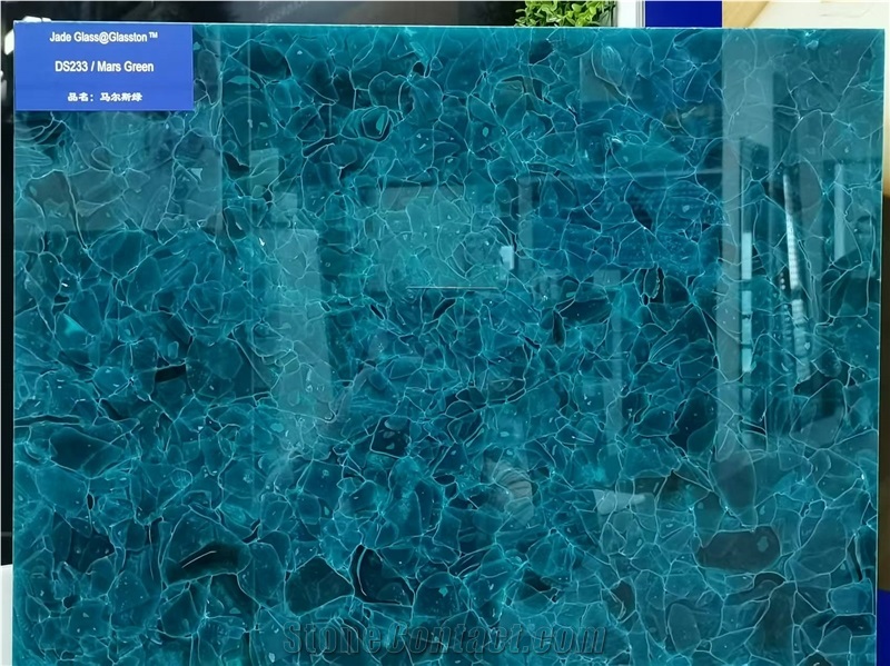Mars Green Glass Slabs