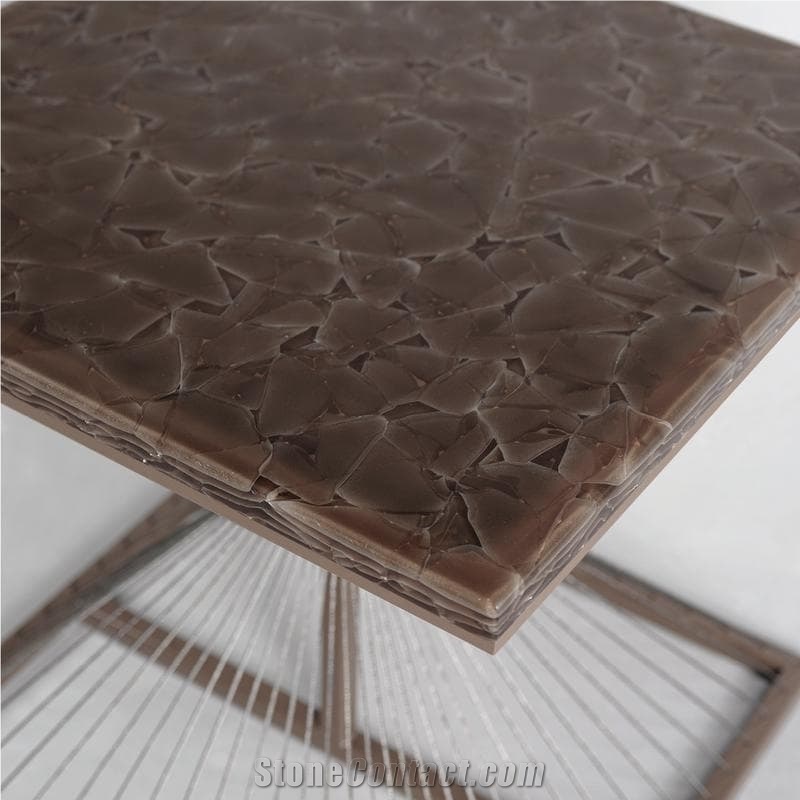 Recycled Glass Table Tops