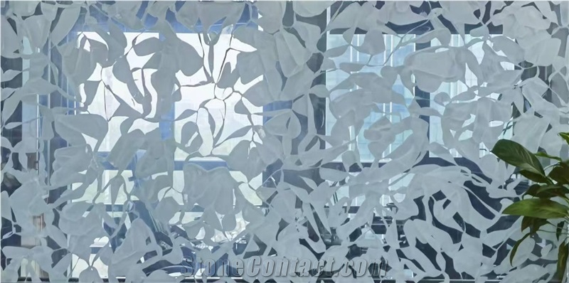 Snowflake White Glass Tiles
