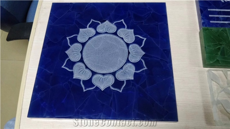 Special Laminated Jade Glass Slab For Interior & Exterior