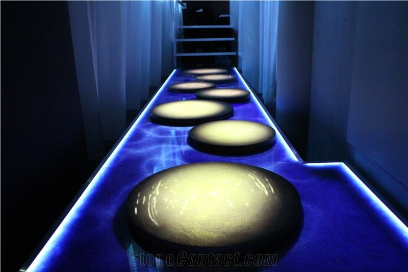 Special Laminated Jade Glass Slab For Interior & Exterior