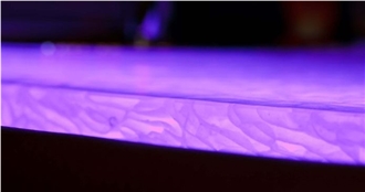 Translucent 100% Recycled Glass Slabs