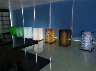 Translucent Glass Slabs Exterior Wall Cladding