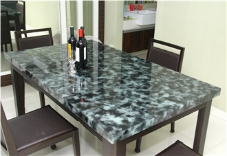 Translucent Jade Glass Table Tops