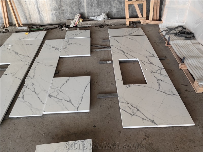 5107 Paonazzo Verona Quartz Project Bathroom Vanity Tops
