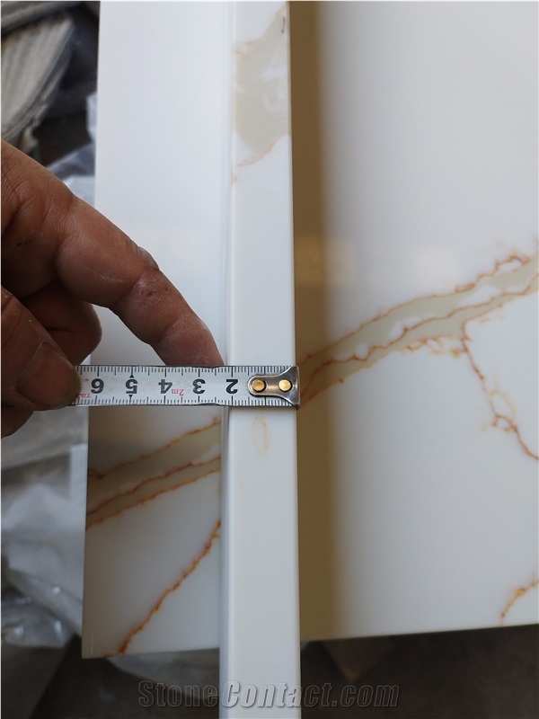 Calacatta Gold Marble-Look Quartz Quartz Slabs